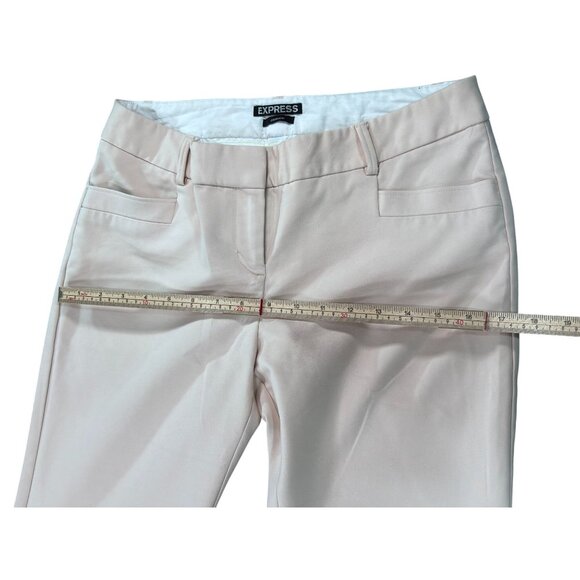 Express Columnist Light Pink Flare Pants Size 4R - Picture 10 of 10
